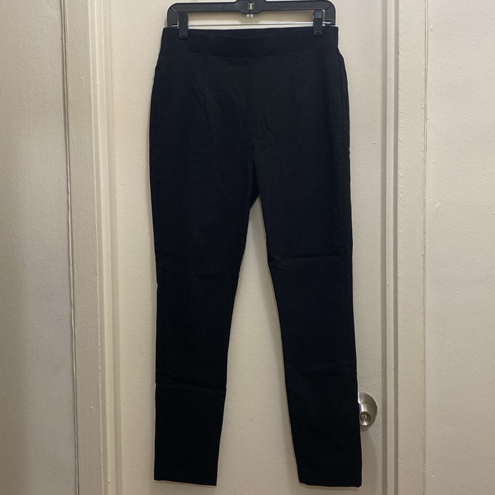 DKNY Black Tapered Slacks in Womens Size Medium